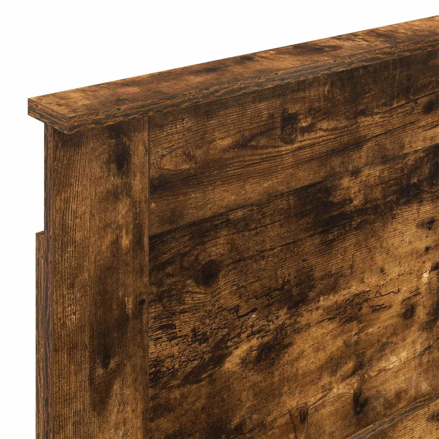 Tête de lit avec tête de lit Chêne fumé 80 cm Bois d'ingénierie - 7