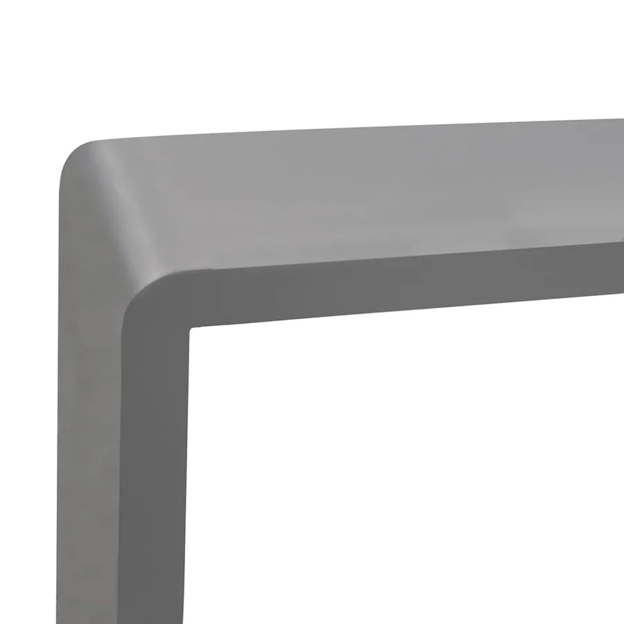 Étagères murales sous forme de cube 3 pcs Gris MDF - 8