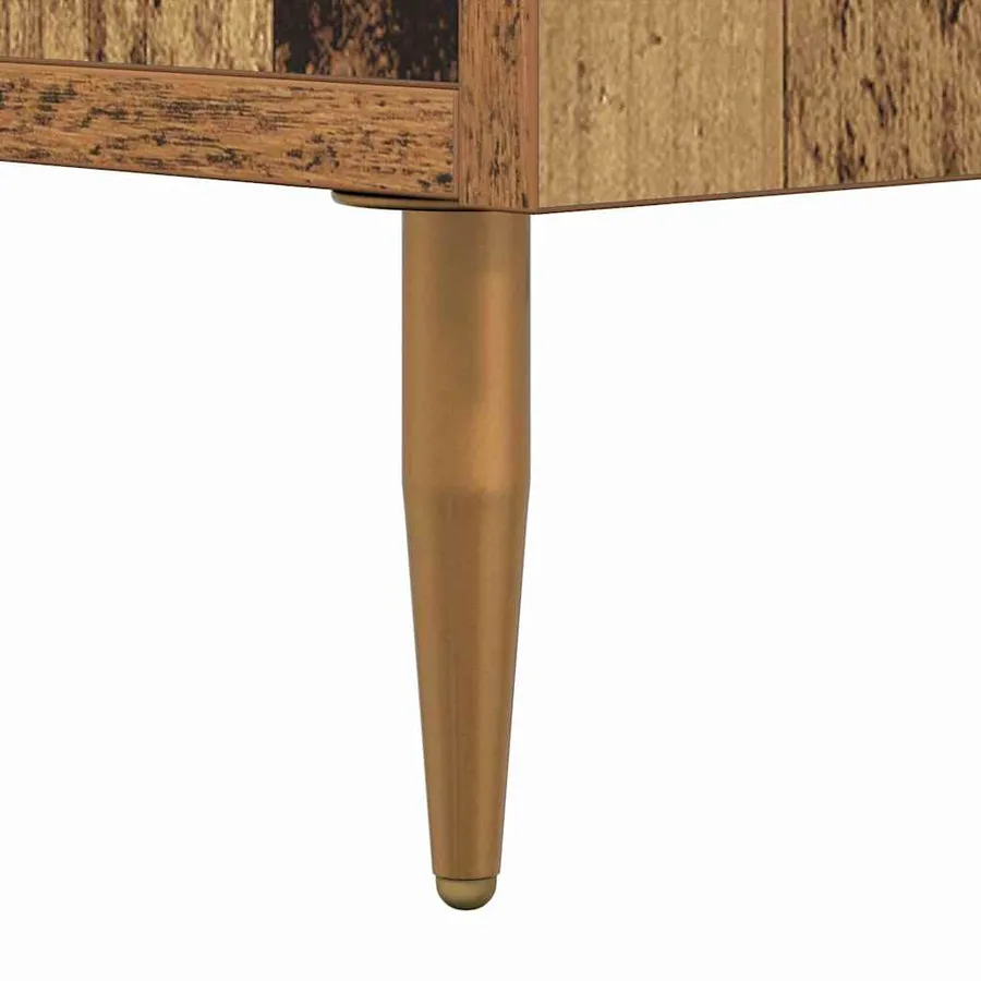 Buffet Bois Ancien 69,5 x 34 x 90 cm Bois d'ingénierie et fer - 11