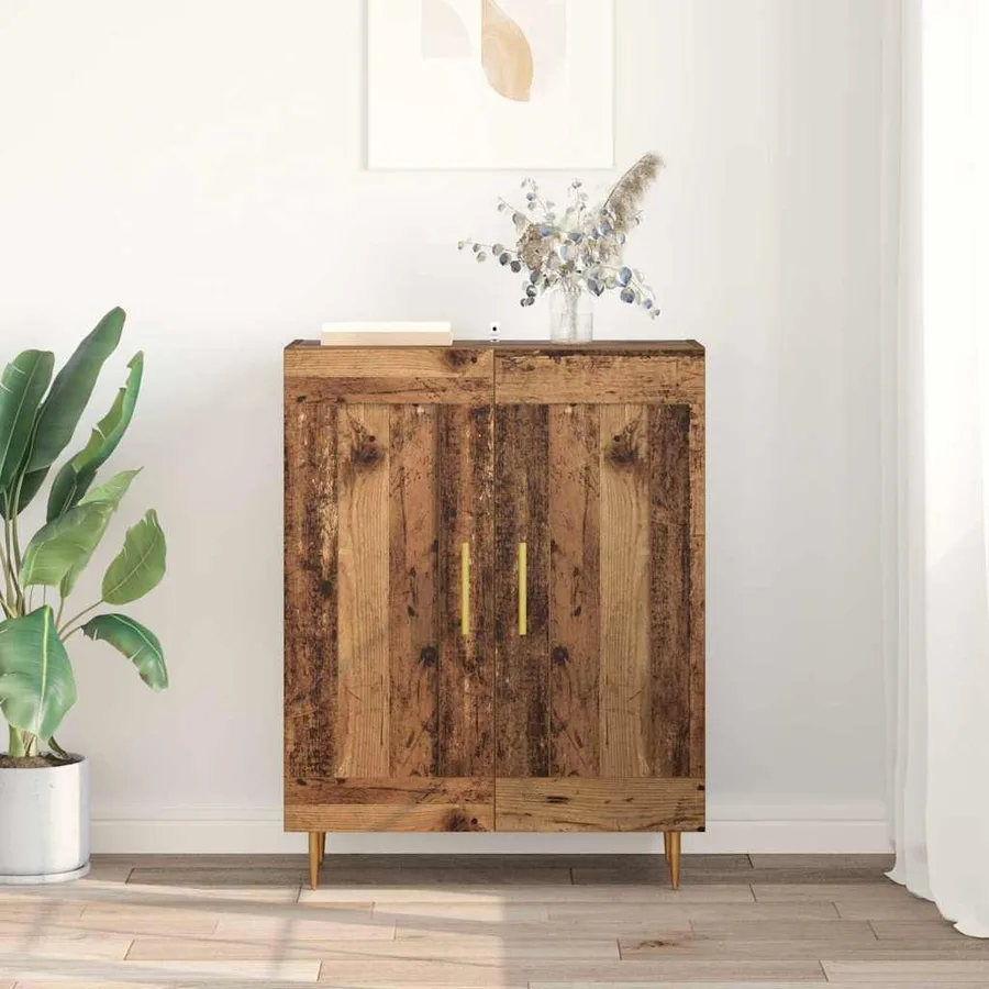 Buffet Bois Ancien 69,5 x 34 x 90 cm Bois d'ingénierie et fer - 4