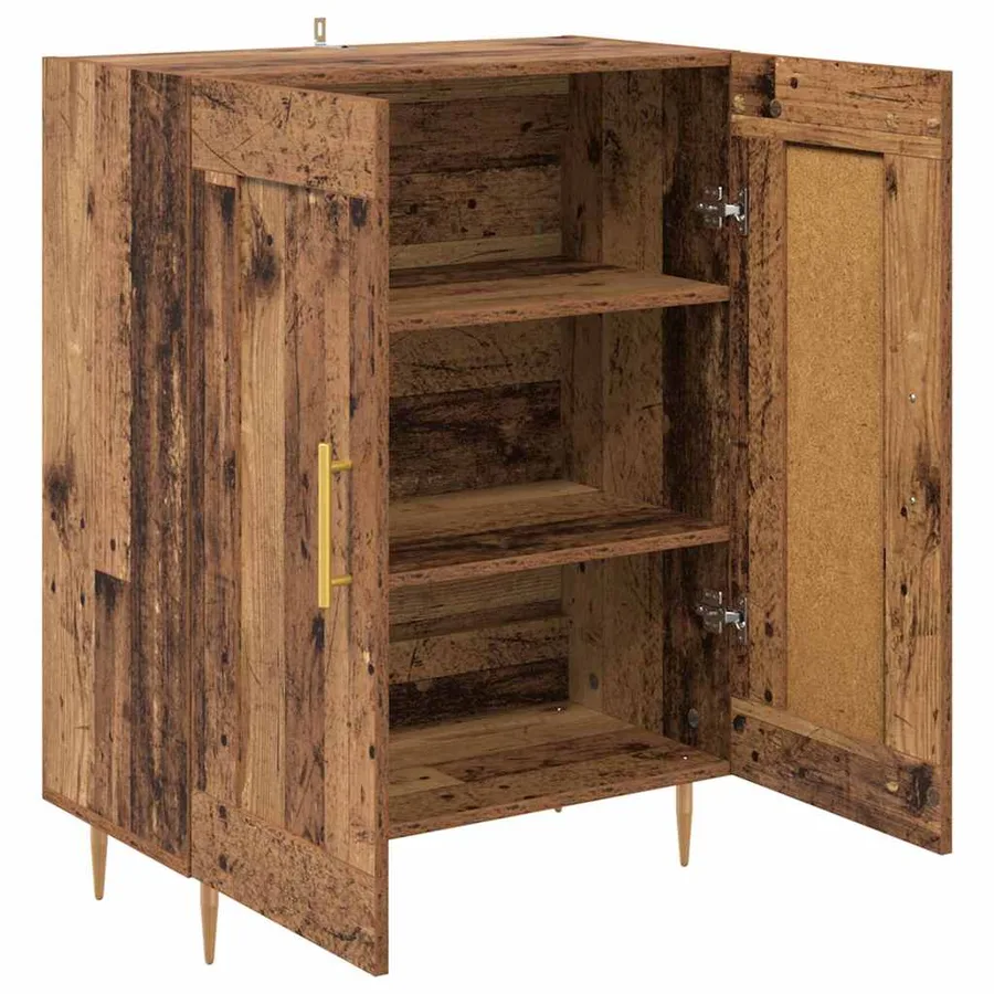 Buffet Bois Ancien 69,5 x 34 x 90 cm Bois d'ingénierie et fer - 5