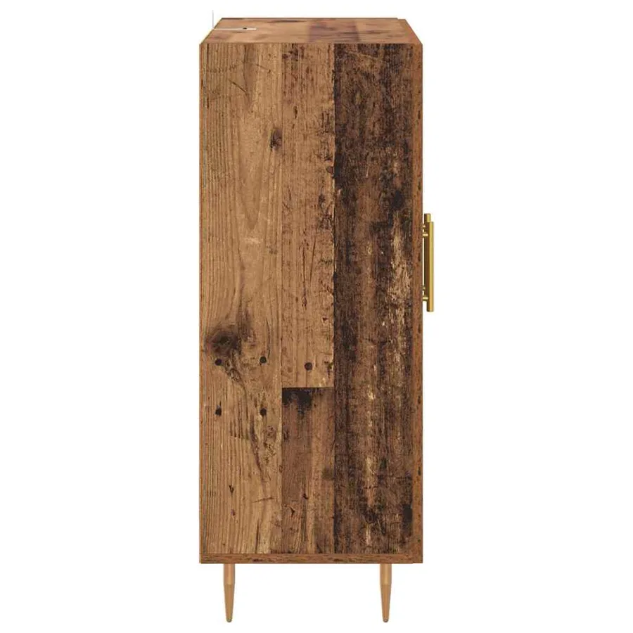Buffet Bois Ancien 69,5 x 34 x 90 cm Bois d'ingénierie et fer - 7