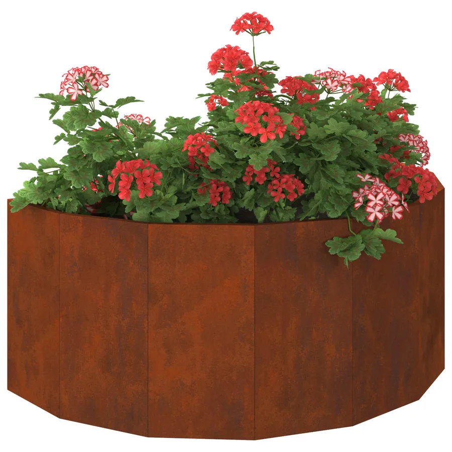 Jardinière Rouillé 90 x 45 x 35 cm Acier patiné - 3