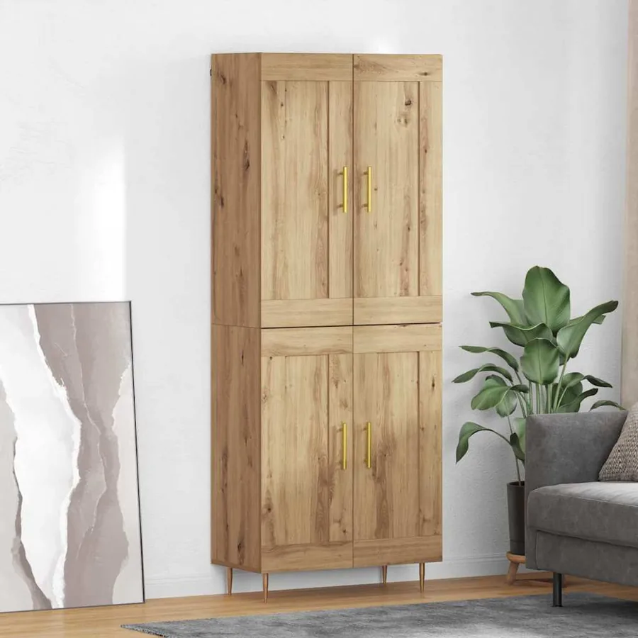 Haut Armoire Chêne artisanal 69,5 x 34 x 180 cm