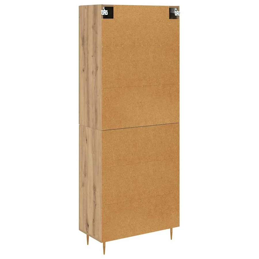 Haut Armoire Chêne artisanal 69,5 x 34 x 180 cm - 10