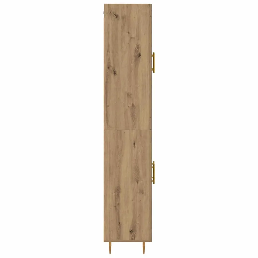 Haut Armoire Chêne artisanal 69,5 x 34 x 180 cm - 9