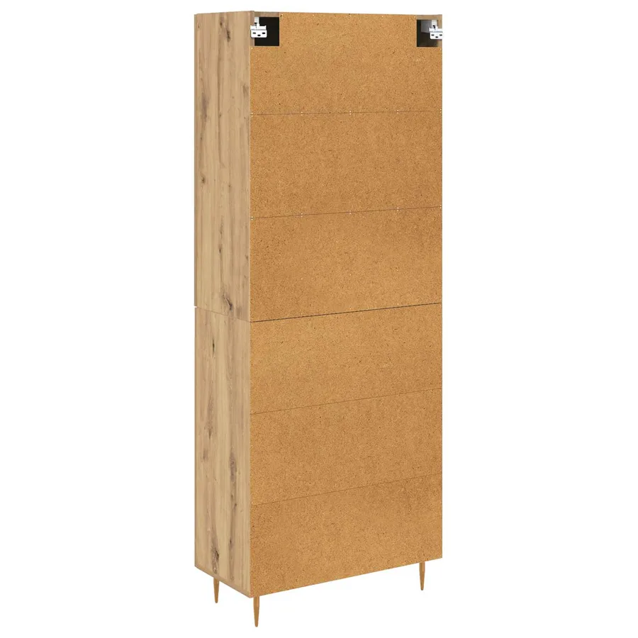 Haut Armoire Chêne artisanal 69,5 x 34 x 180 cm - 10