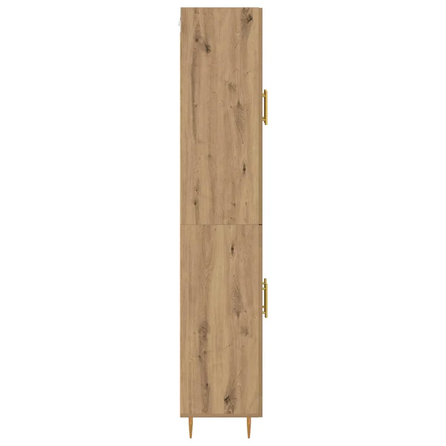Haut Armoire Chêne artisanal 69,5 x 34 x 180 cm - 9