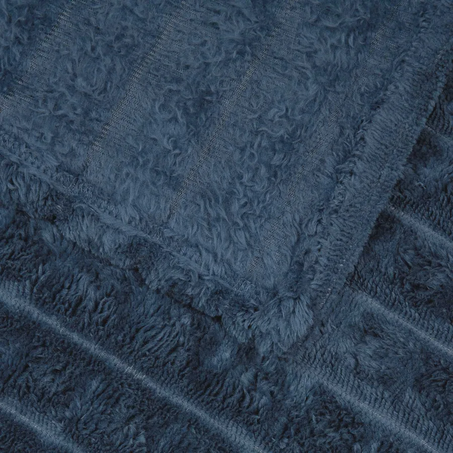 Jeté Bleu marine 200 x 150 cm Toison - 5