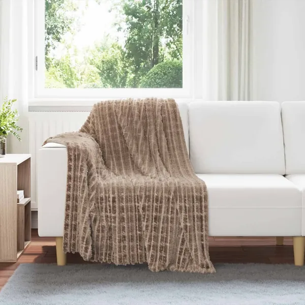 Jeté Camel 150 x 130 cm Toison