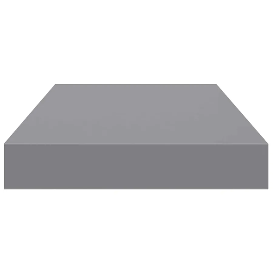 Étagère murale flottante gris 40x23,5x3,8 cm MDF - 7