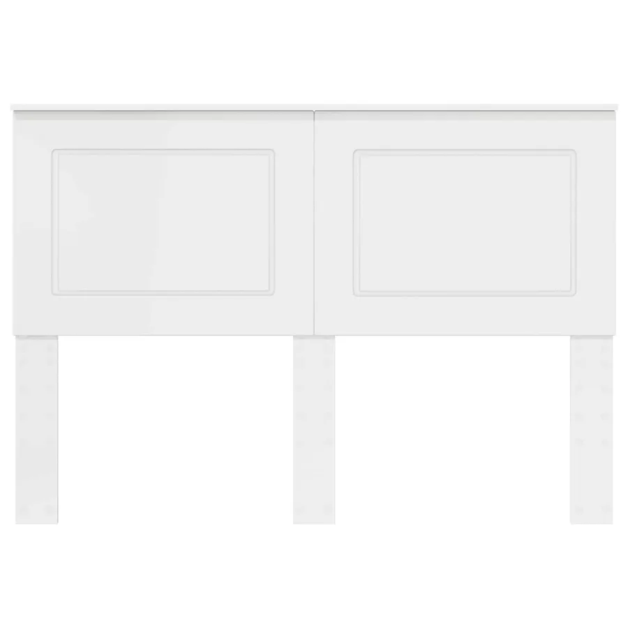 Tête de lit Blanc Brillant 100 cm Bois d’ingénierie - 4