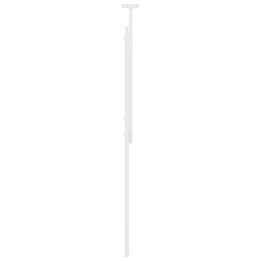 Tête de lit Blanc Brillant 100 cm Bois d’ingénierie - 5