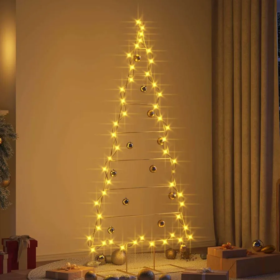 Arbre de Noël en métal Doré 181 cm Acier peint par poudre - 4