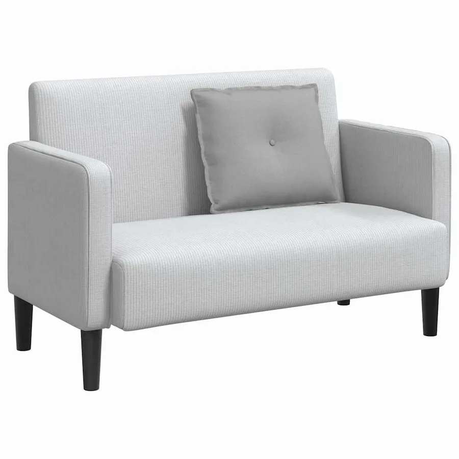 Coussin de Dos Gris nuage 60 x 19 x 50 cm tissu - 3