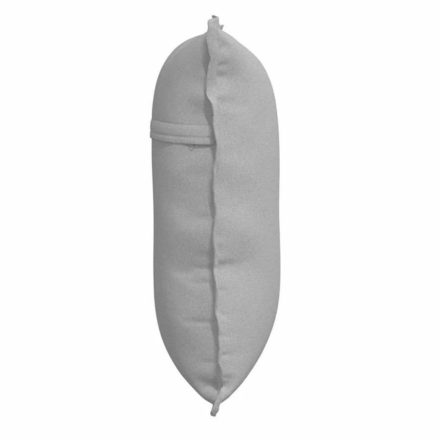 Coussin de Dos Gris nuage 60 x 19 x 50 cm tissu - 6