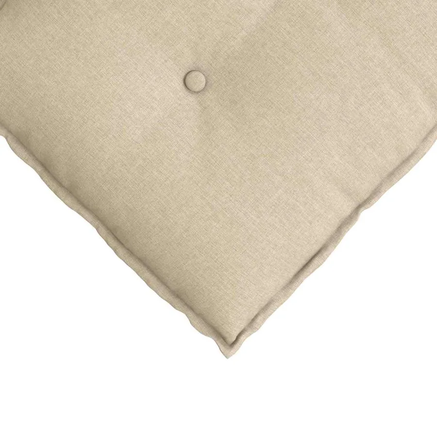Coussin de Dos Crème 80 x 19 x 50 cm tissu - 7