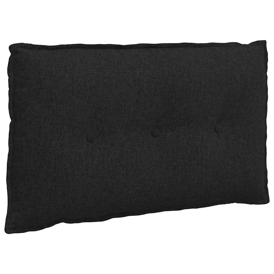 Coussin de Dos Noir 80 x 19 x 50 cm tissu - 2