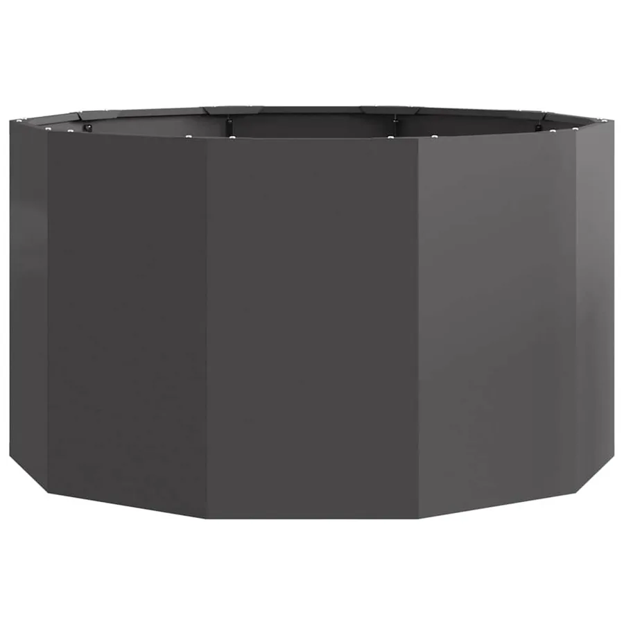 Jardinière Noir 90 x 90 x 50 cm Acier - 5
