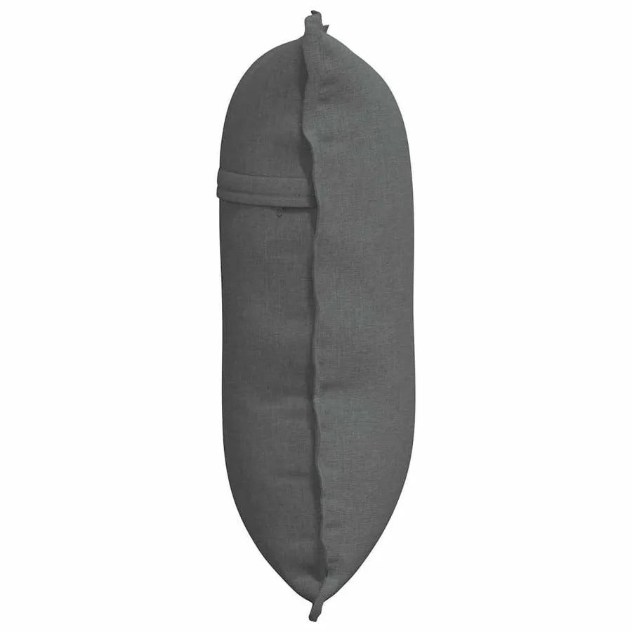 Coussin de Dos Gris foncé 60 x 19 x 50 cm tissu - 6