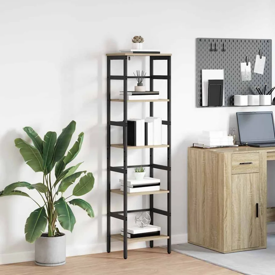 Étagère Chêne Sonoma 40 x 29,5 x 149 cm Bois d'ingénierie