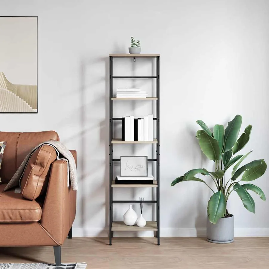 Étagère Chêne Sonoma 40 x 29,5 x 149 cm Bois d'ingénierie - 4