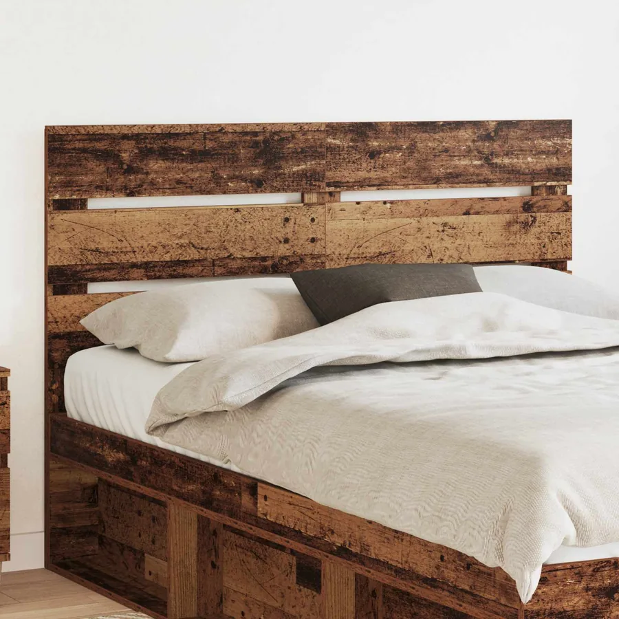 Tête de lit Bois ancien Bois d'ingénierie