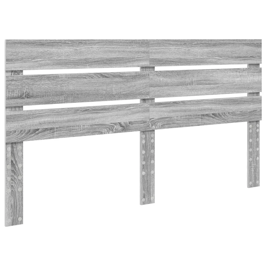 Cadre de lit Gris Sonoma 180 x 200 cm Pin massif - 6
