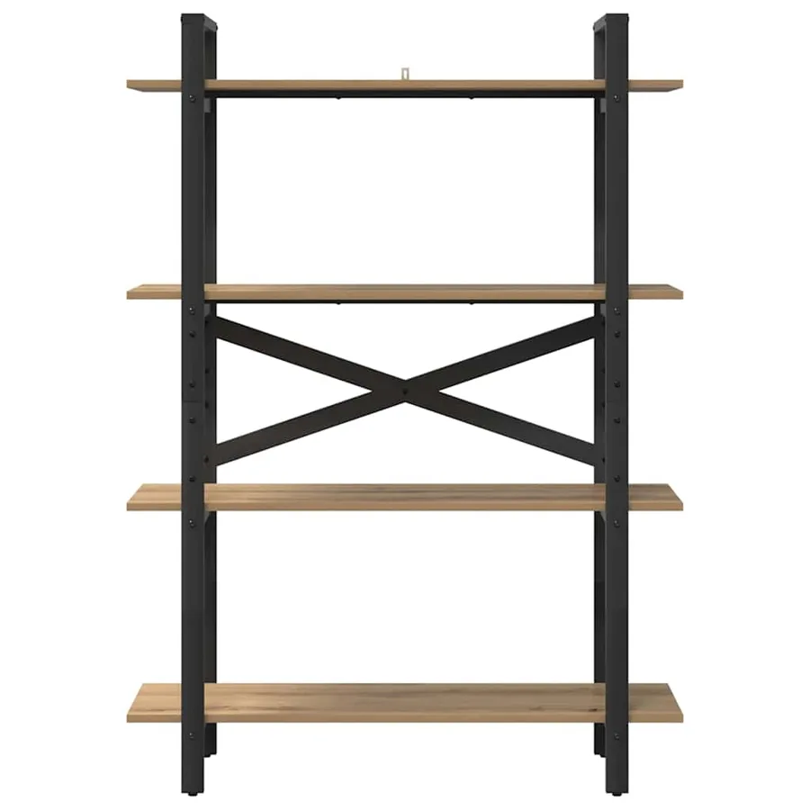 Étagère 4 niveaux 100 x 33,5 x 140 cm Bois d'ingénierie - 5