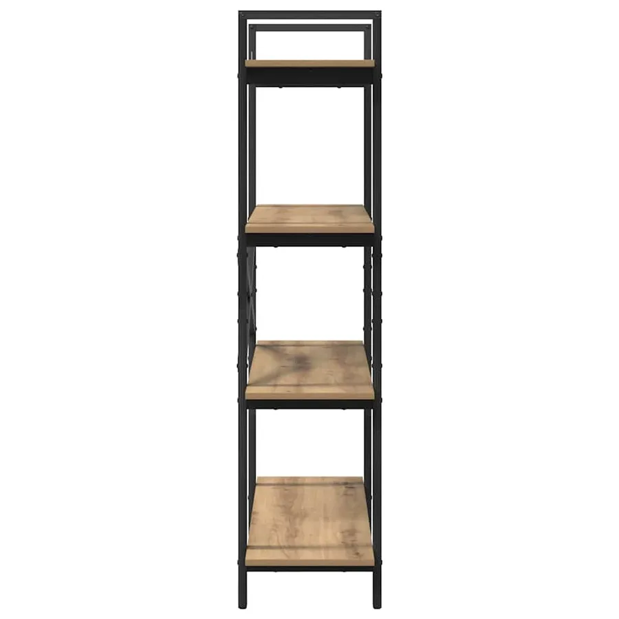Étagère 4 niveaux 100 x 33,5 x 140 cm Bois d'ingénierie - 6