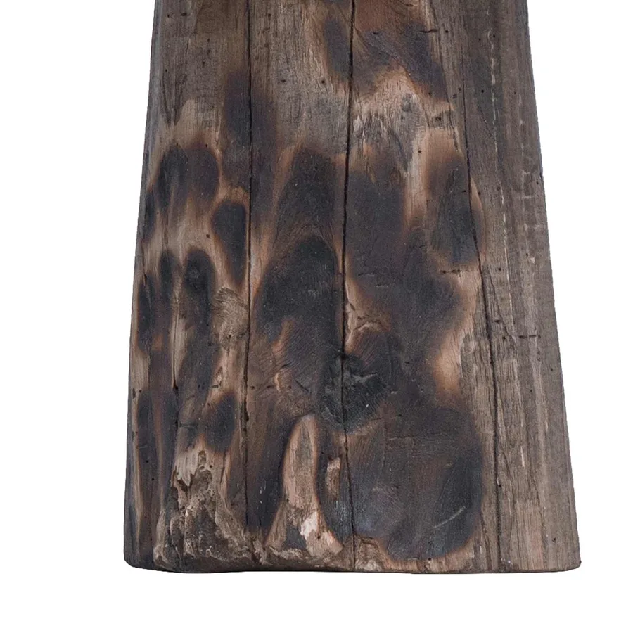 Tabouret Naturel 35 x 35 x 35 cm Bois de teck massif - 9