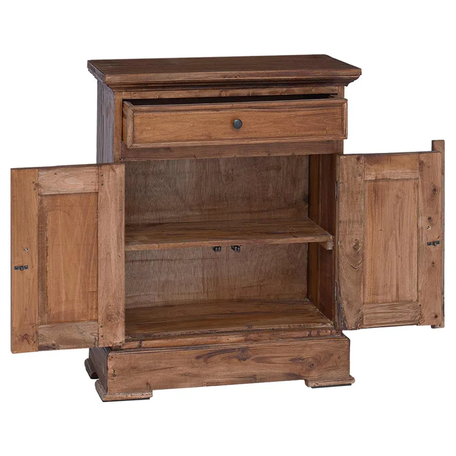 Armoire de rangement 63 x 30 x 79 cm Bois de Mahogany Massif - 4