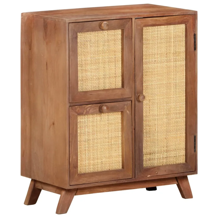 Buffet 60x35x75 cm Bois de manguier massif - 10