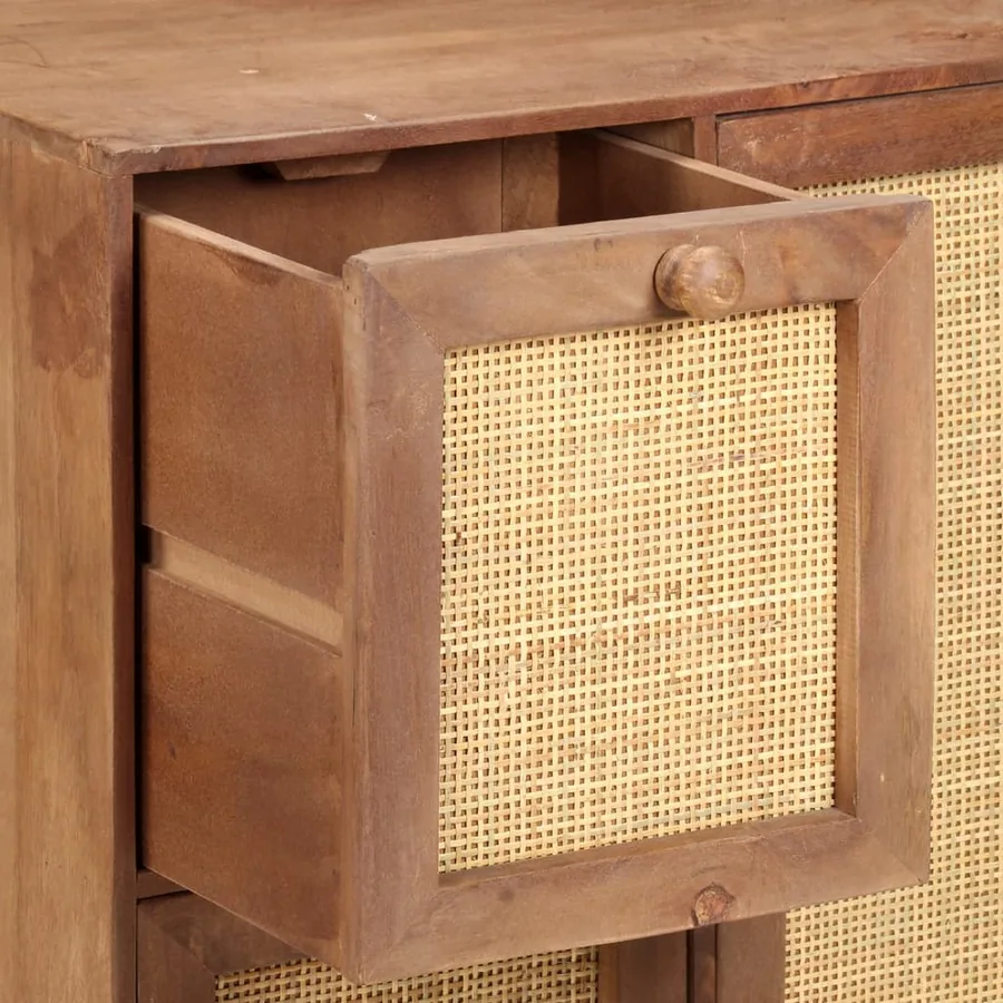 Buffet 60x35x75 cm Bois de manguier massif - 7