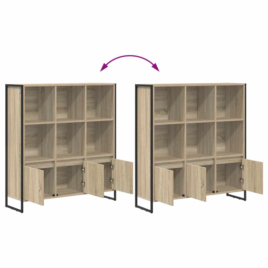 Bibliothèque 99,5 x 30 x 108 cm Bois d'ingénierie Sonoma - 11