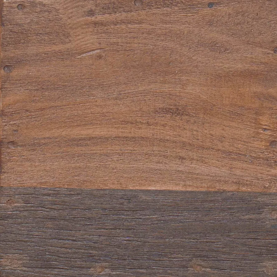Tabouret Naturel 29 x 29 x 48 cm Bois massif de récupération - 10