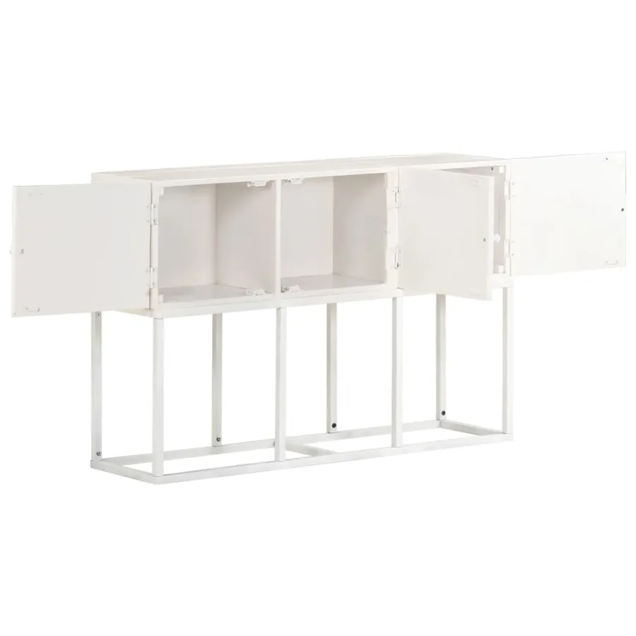 Buffet 115x30x76 cm Bois de manguier massif - 4