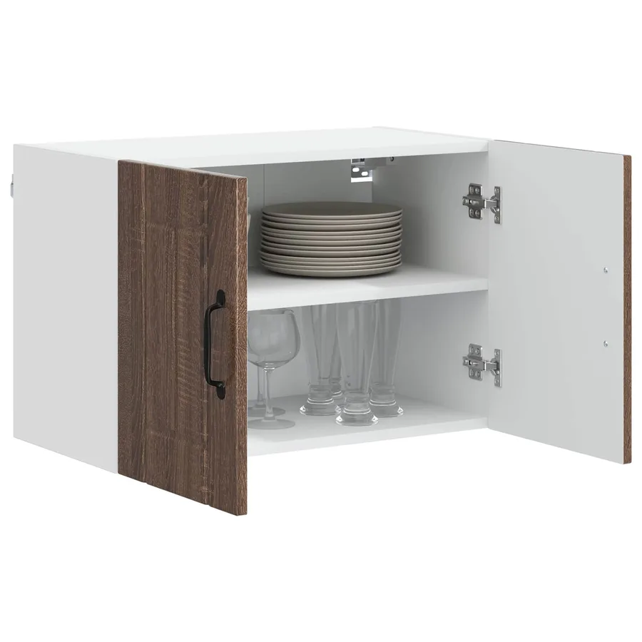 Meuble mural LUCCA 2 pcs Chêne brun 60 x 31 x 40 cm - 3