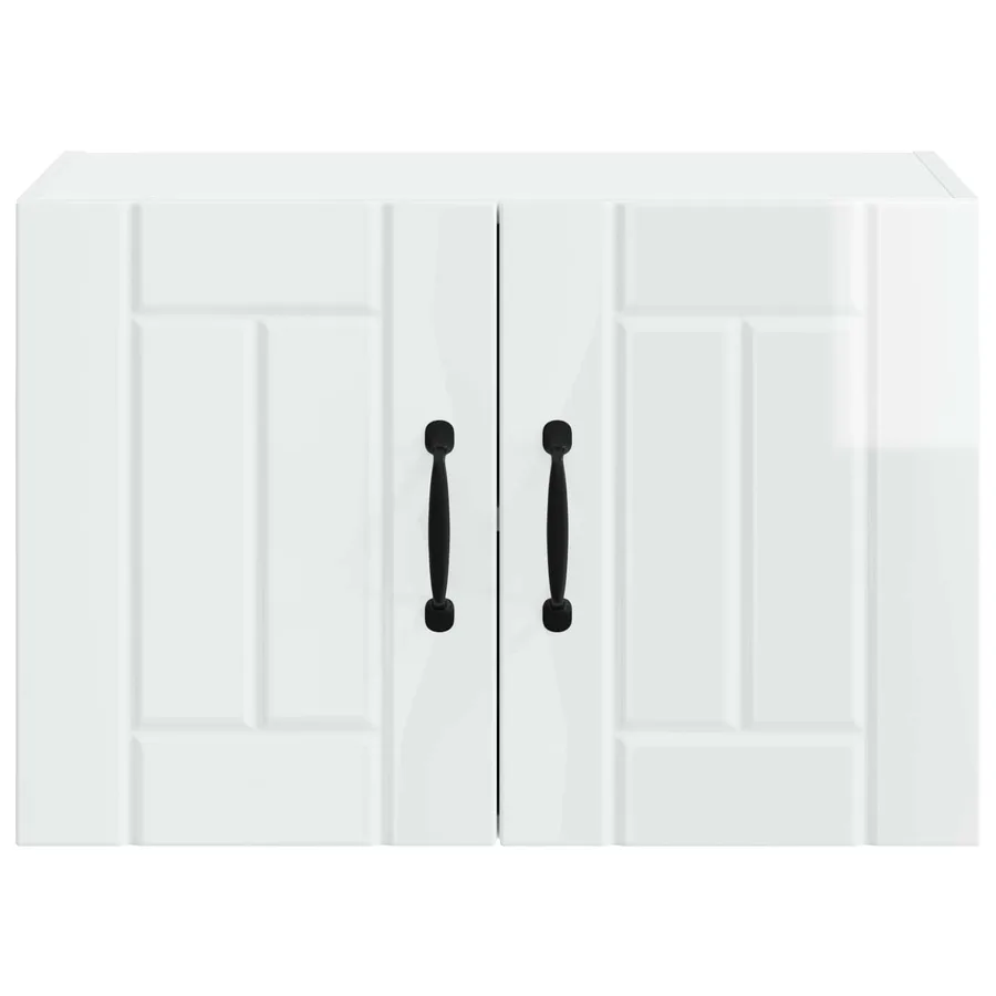 Meuble mural LUCCA Blanc brillant 60 x 31 x 40 cm - 6
