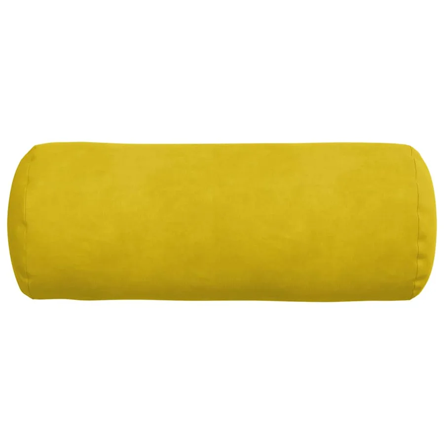 Coussins d'accent 2 pcs Jaune Ø 15 x 40 cm - 6