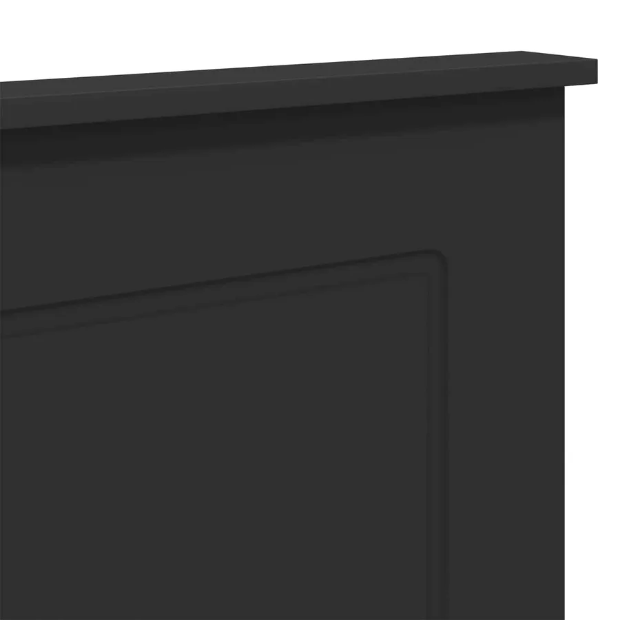 Tête de lit Chêne Noir 100 cm Bois d’ingénierie - 7