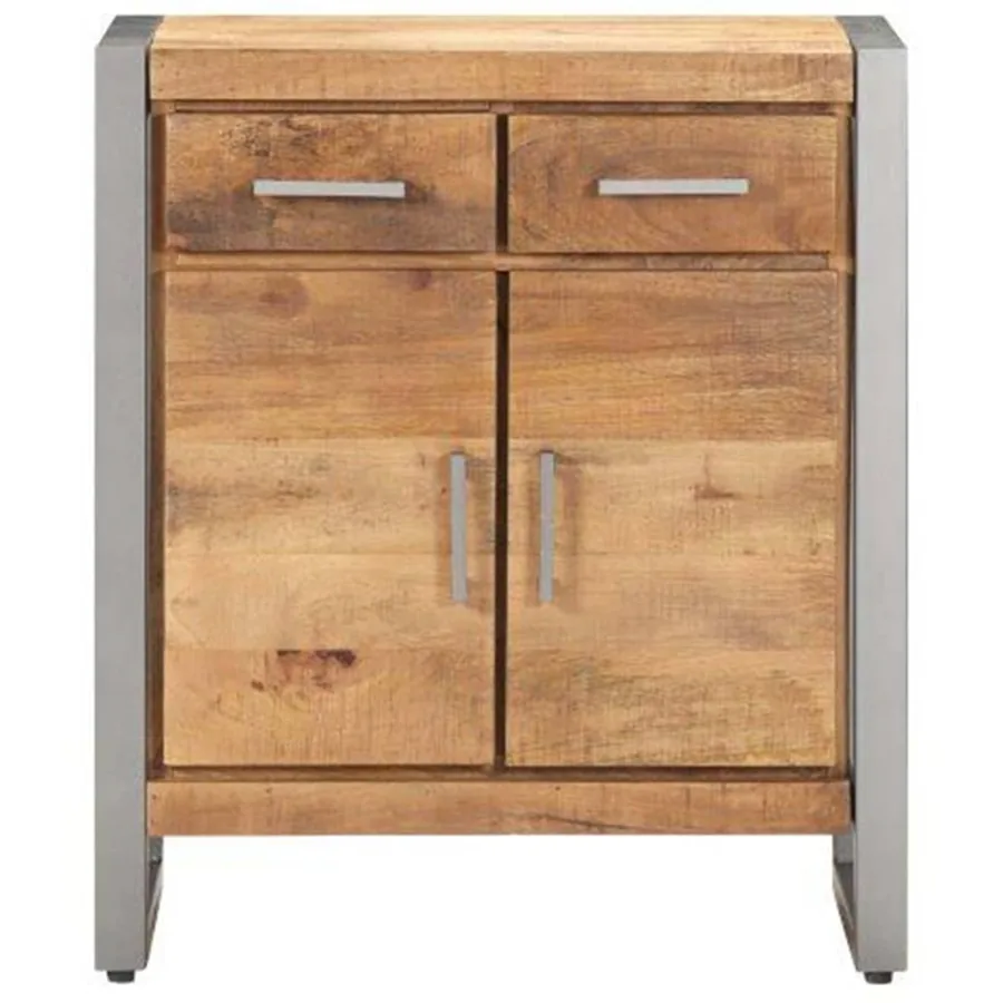 Buffet 60x35x72 cm Bois de manguier brut - 2