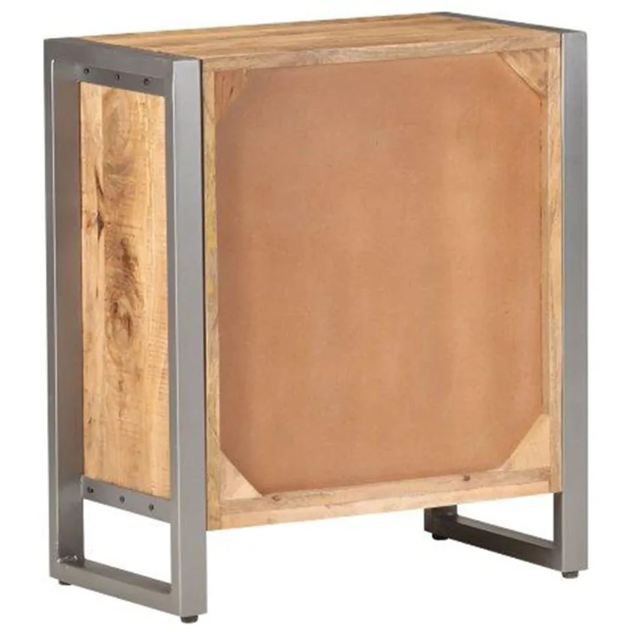 Buffet 60x35x72 cm Bois de manguier brut - 4