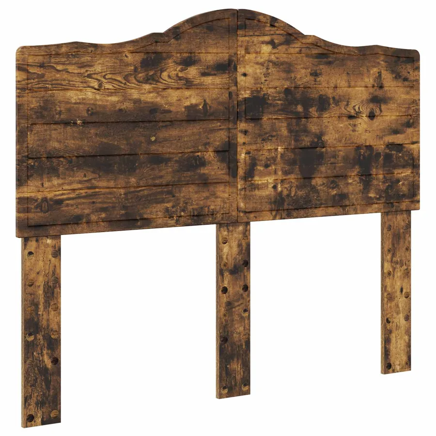 Lit de Rangement Chêne fumé 120 x 200 cm Bois d'ingénierie - 7