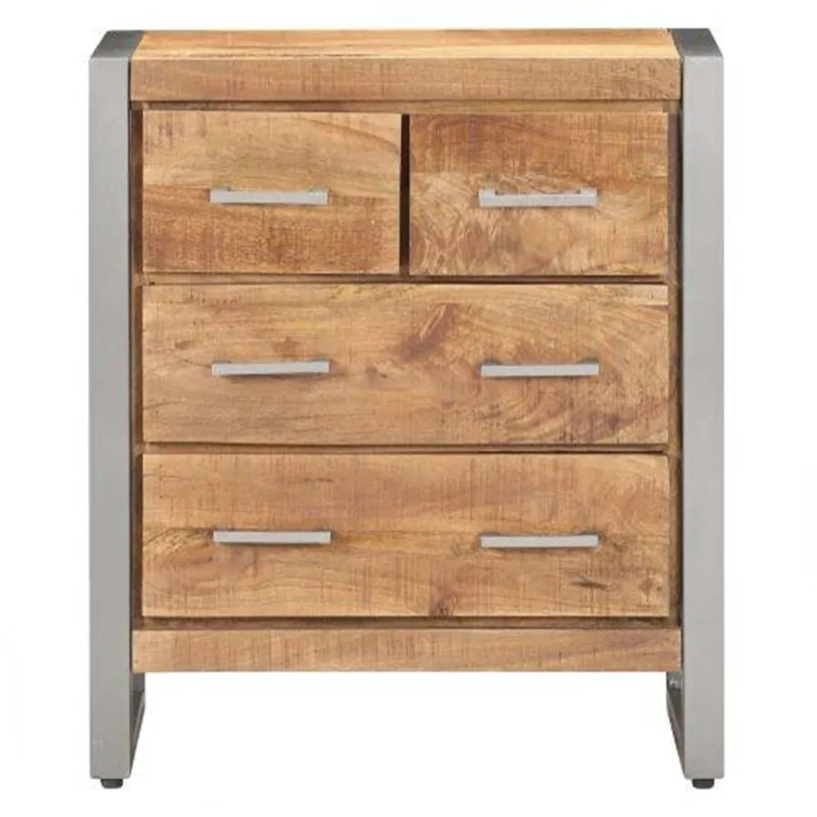 Buffet 60x35x70 cm Bois de manguier brut - 2