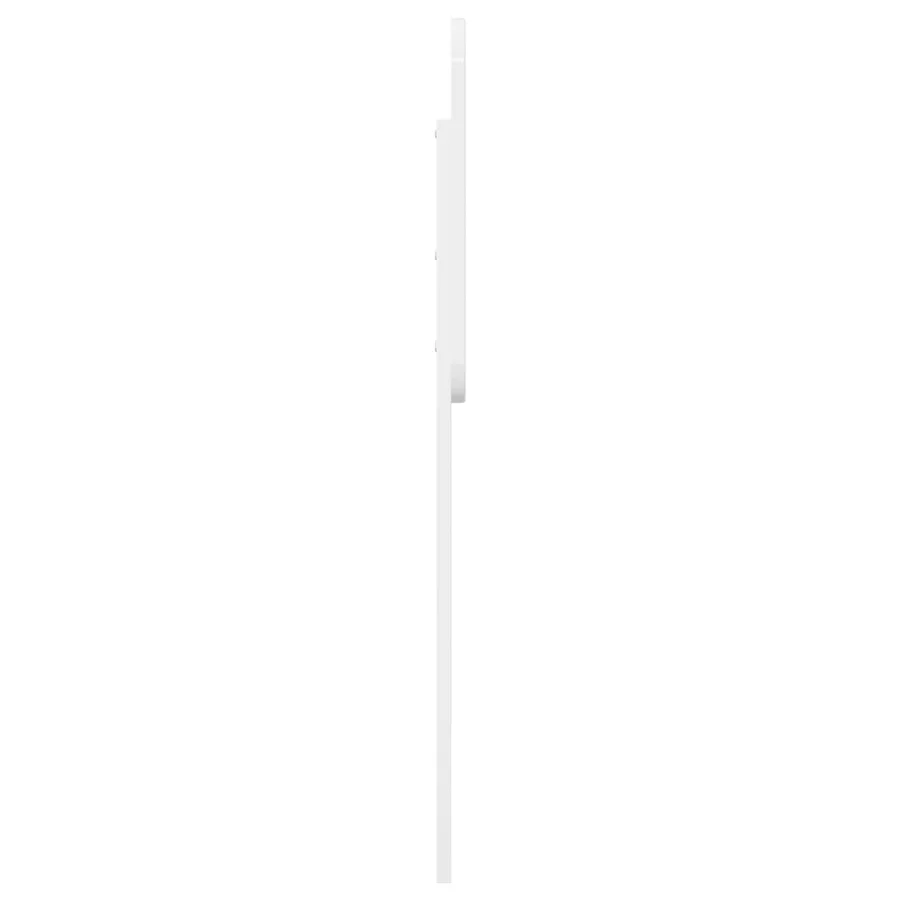 Tête de lit Blanc Brillant Bois d'ingénierie - 5