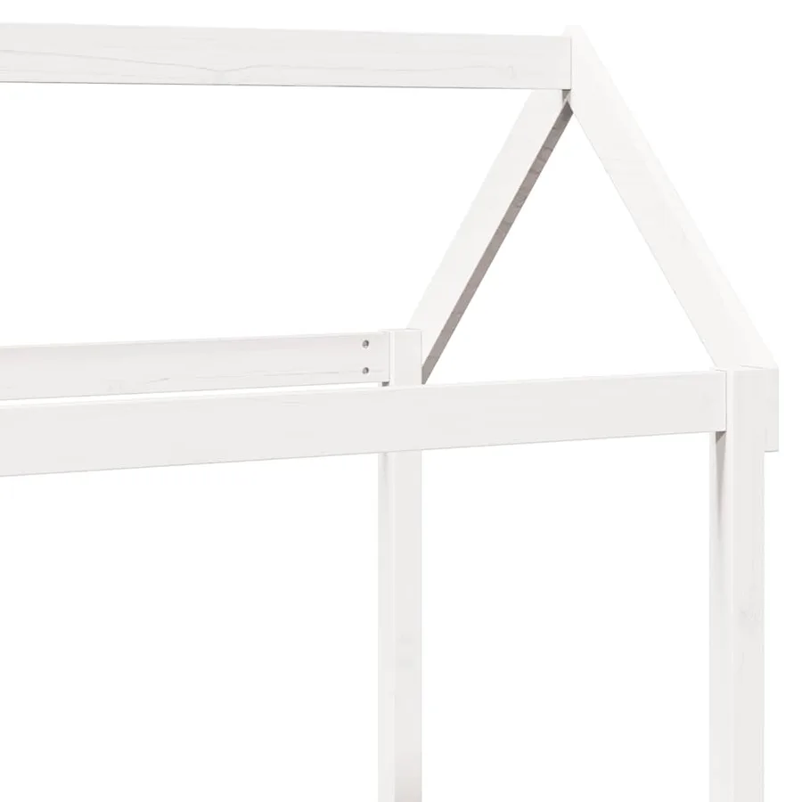 Ensemble de lit de jour et de banc et toit sans matelas blanc - 10