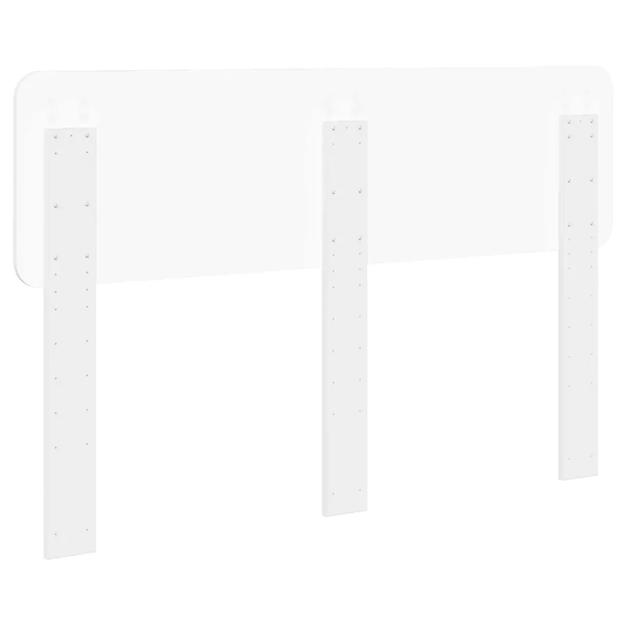 Tête de lit Blanc Bois d'ingénierie - 6