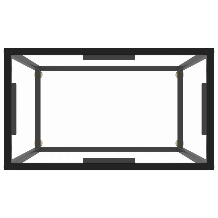 Table console Transparent 60x35x75 cm Verre trempé - 4
