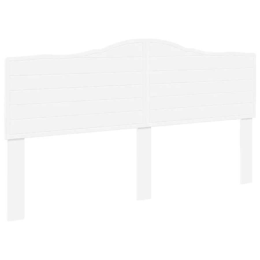 Tête de lit Blanc Bois d'ingénierie - 2